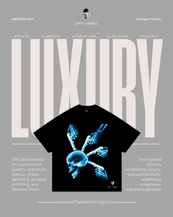 Off label x Skull blue neon