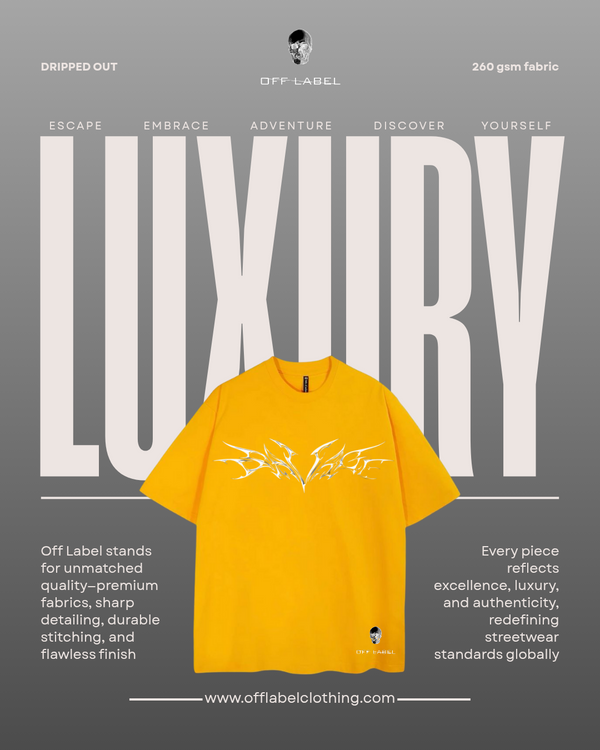 Off label x Sharp Edge Calligraphy