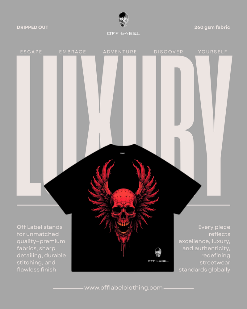 Off label x Skull wings