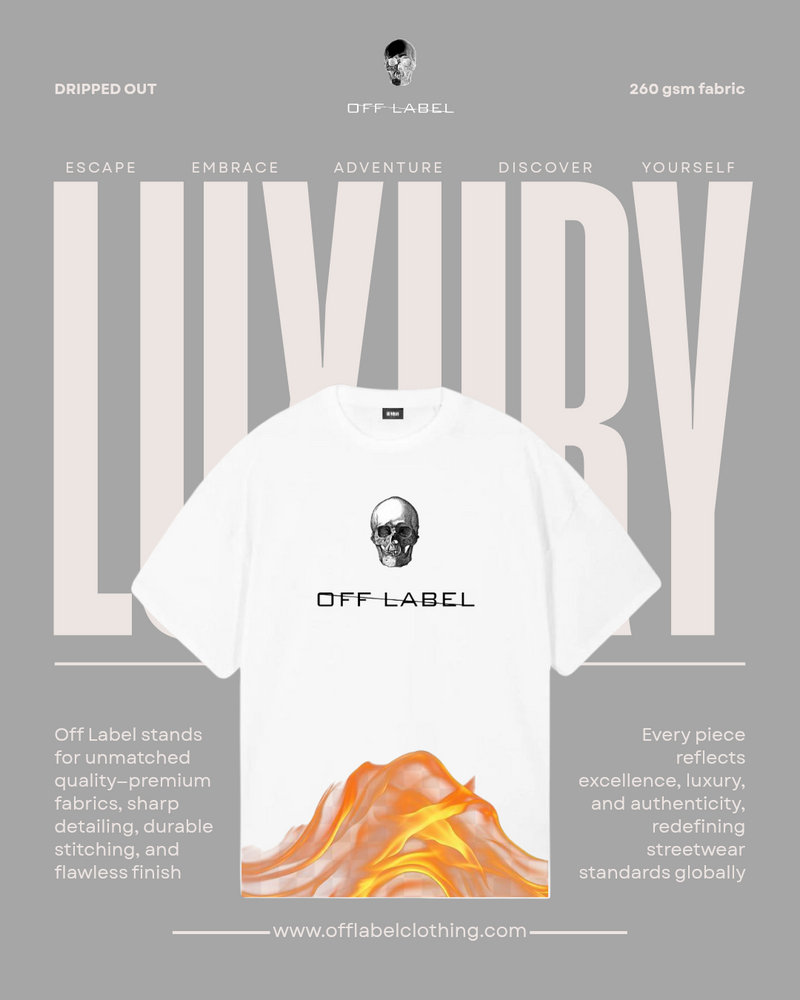 Off label × Orange flames