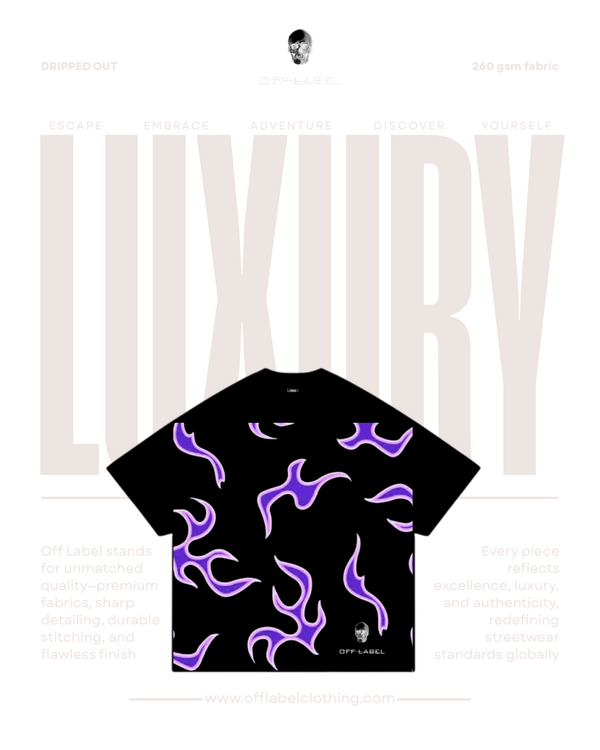 Off label x Purple flames