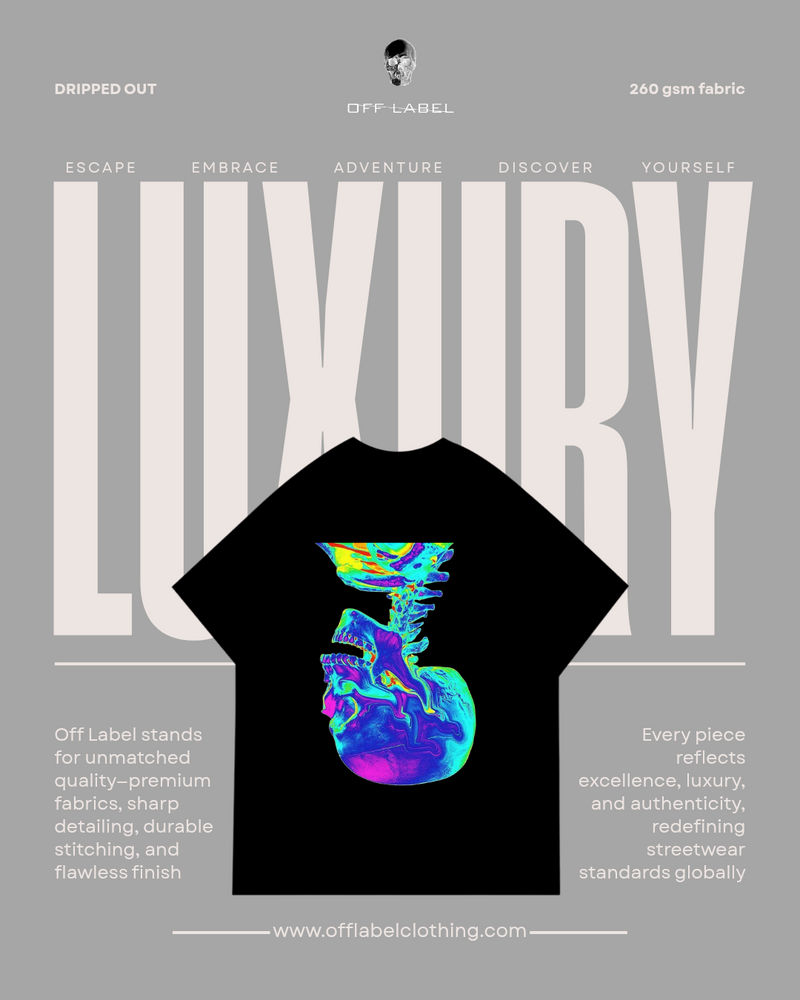 Off label x Gradient skull