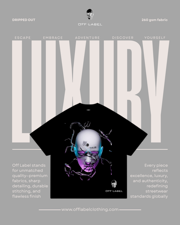 Off label x 3d neon face